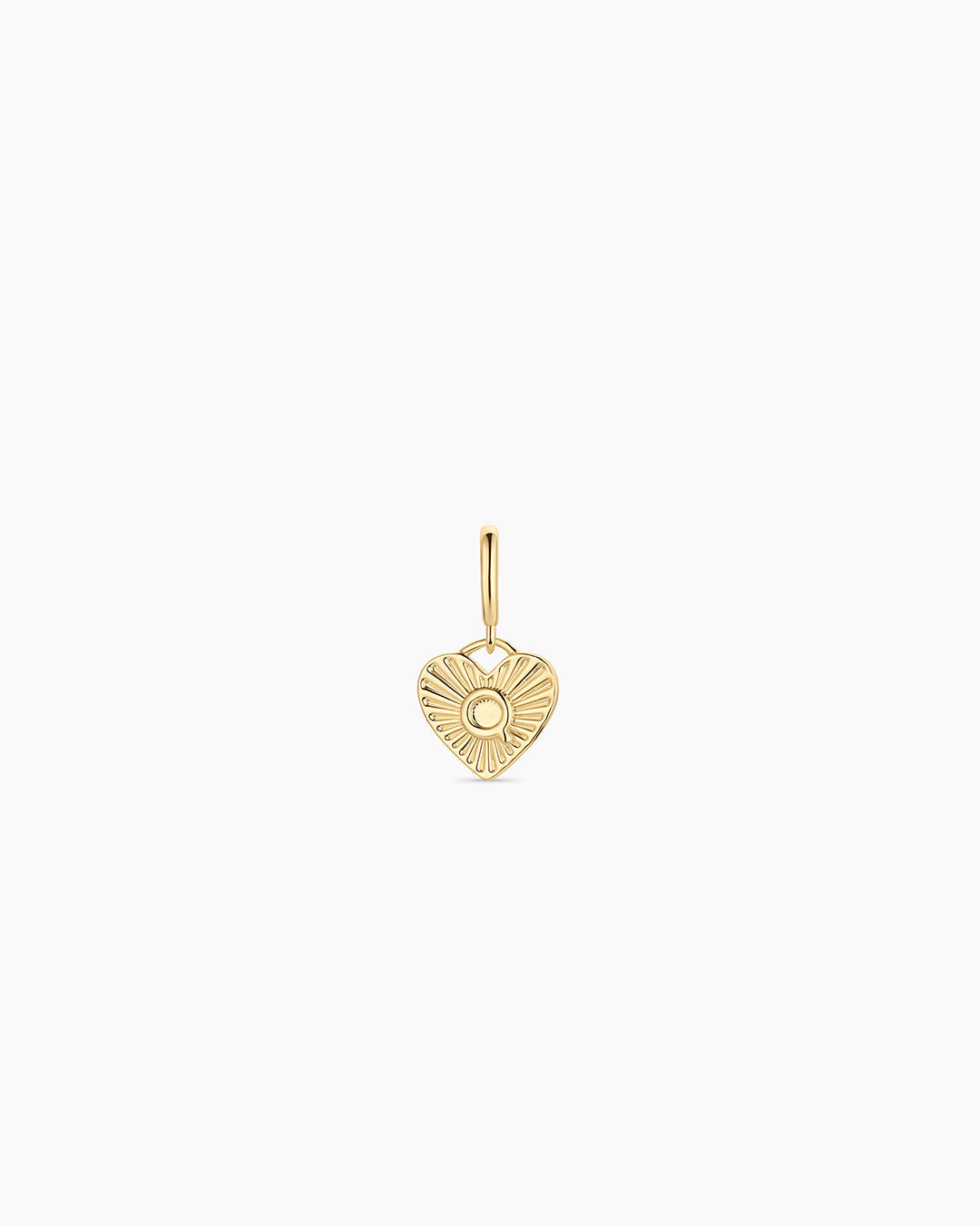 Vintage Heart Alphabet Parker Charm - Q || option::18K Gold Plated, Q
