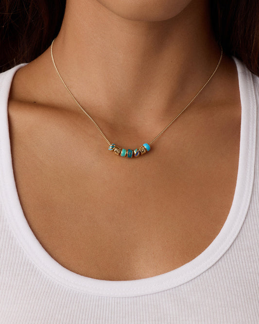 Lightning Strikes Necklace || option::18K Gold Plated