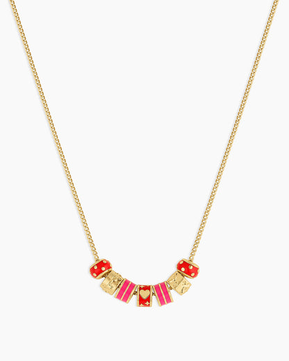 Love U Necklace || option::18K Gold Plated