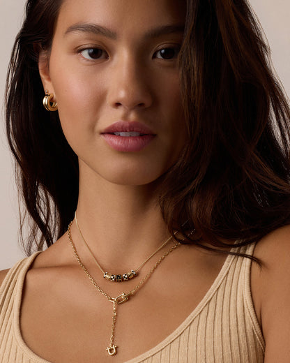 Lose Yourself Necklace || option::18K Gold Plated