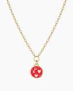 Love U Coin Necklace || option::18K Gold Plated