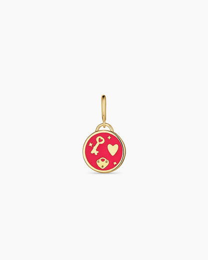 Love U Parker Charm || option::18K Gold Plated