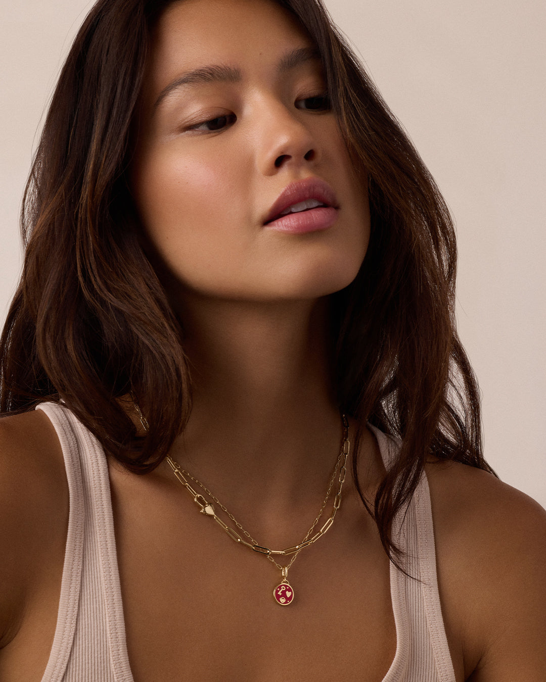Love U Parker Charm || option::18K Gold Plated
