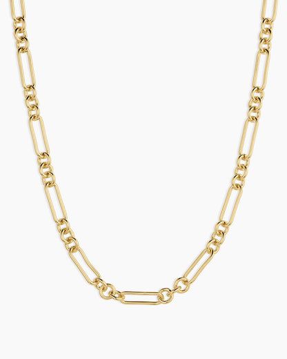 Reed Link Necklace || option::18K Gold Plated