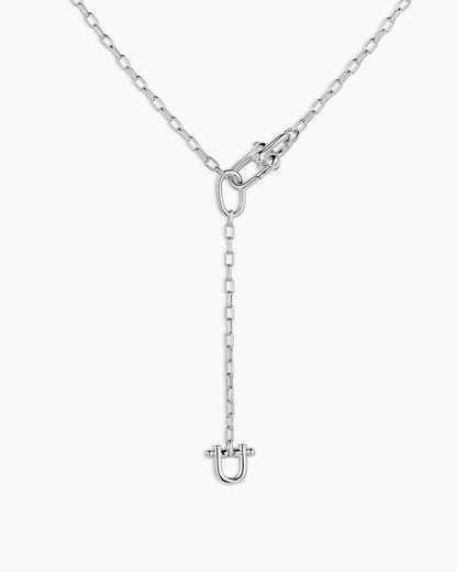 Atlas Delicate Lariat || option::Silver Plated