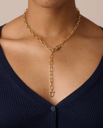 Atlas Lariat || option::18K Gold Plated