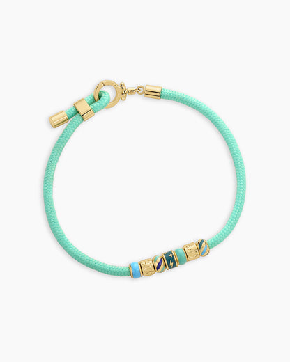 Lightning Strikes Paracord Bracelet || option::18K Gold Plated
