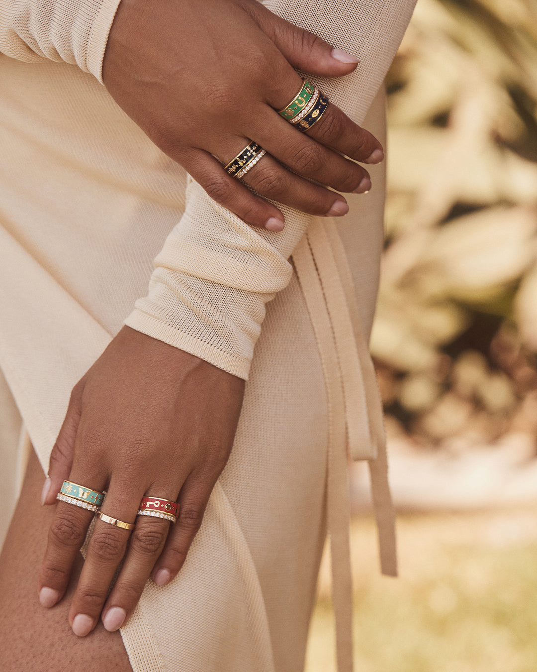 Lightning Strikes Ring || option::18K Gold Plated
