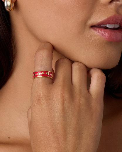 Love U Ring || option::18k Gold Plated