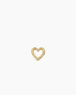 Lou Heart Carabiner Charm || option::18K Gold Plated