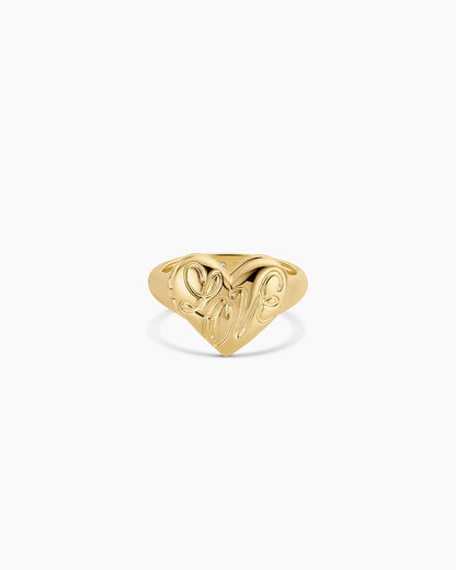 Love Locket Ring || option::18K Gold Plated