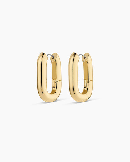 Zoey Statement Hoops || option::18K Gold Plated