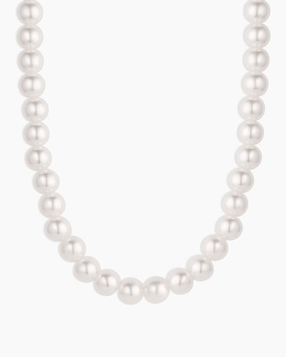 Finley Pearl Matinee Necklace || option::18K Gold Plated