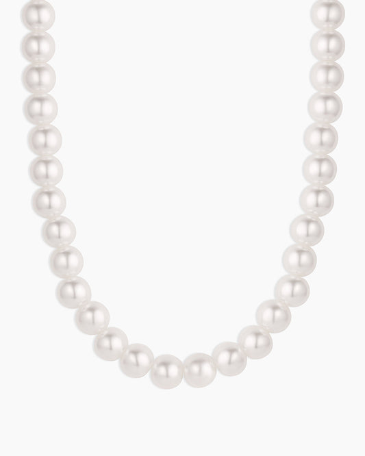 Finley Pearl Matinee Necklace || option::18K Gold Plated