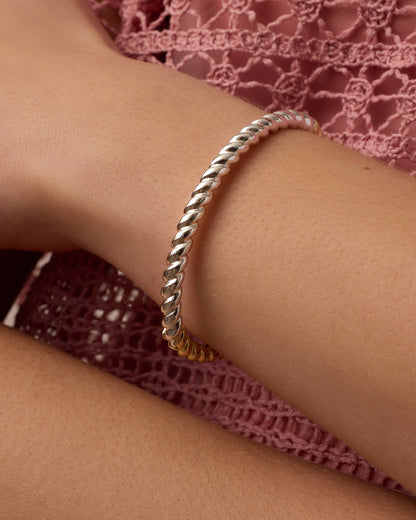 Crew Mixed Cuff || option::18K Gold & Silver Plated