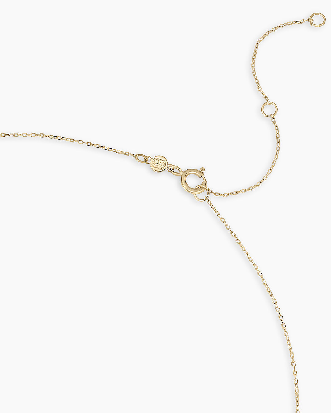 Diamond Pavé Halo Charm Necklace