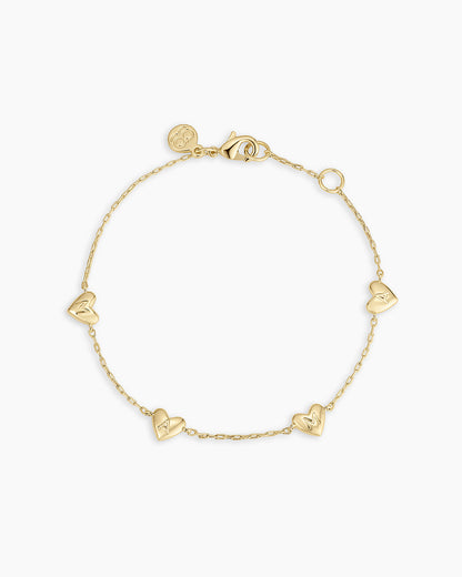 Mama Love Bracelet || option::18K Gold Plated