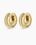 Cress Hoops || option::18K Gold Plated