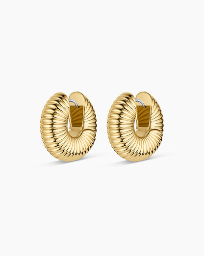 Cress Huggies || option::18K Gold Plated