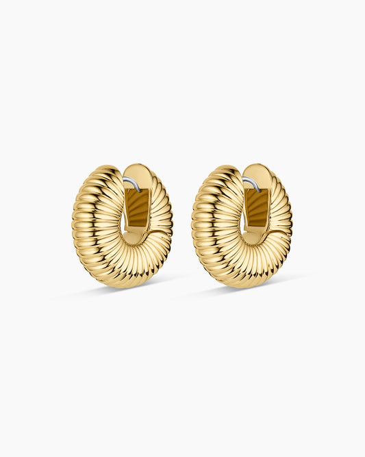 Cress Huggies || option::18K Gold Plated