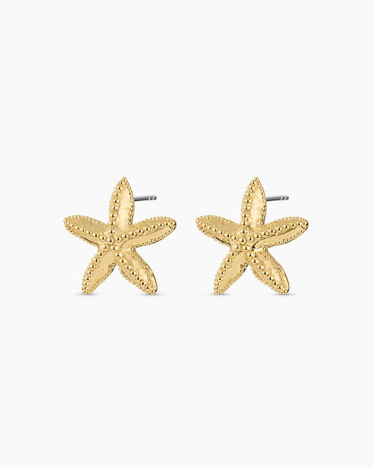 Starfish Statement Earrings || option::18K Gold Plated