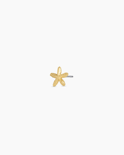 Starfish Single Stud || option::18K Gold Plated