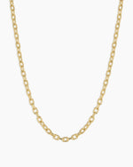 Crew Mini Link Necklace || option::18K Gold Plated