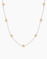 Starfish Pearl Necklace || option::18K Gold Plated