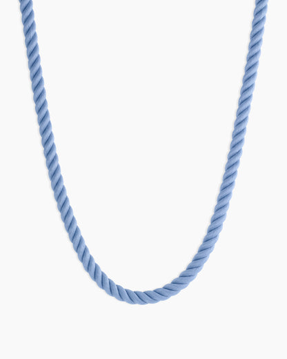 Brooks Rope Necklace || option::18K Gold Plated, Light Blue