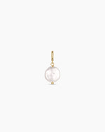 Coin Pearl Parker Charm || option::18K Gold Plated