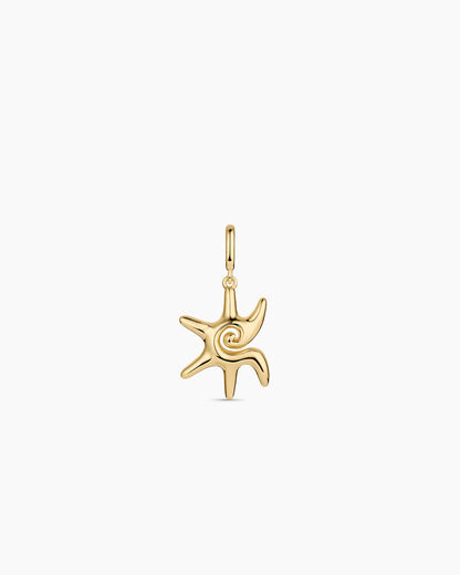 Sun Star Parker Charm || option::18K Gold Plated