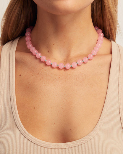 Porto Necklace || option::18K Gold Plated, Peony