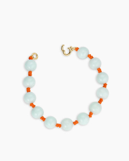 Porto Bracelet || option::18K Gold Plated, Seafoam