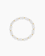 Reese Pearl Bracelet || option::18K Gold Plated