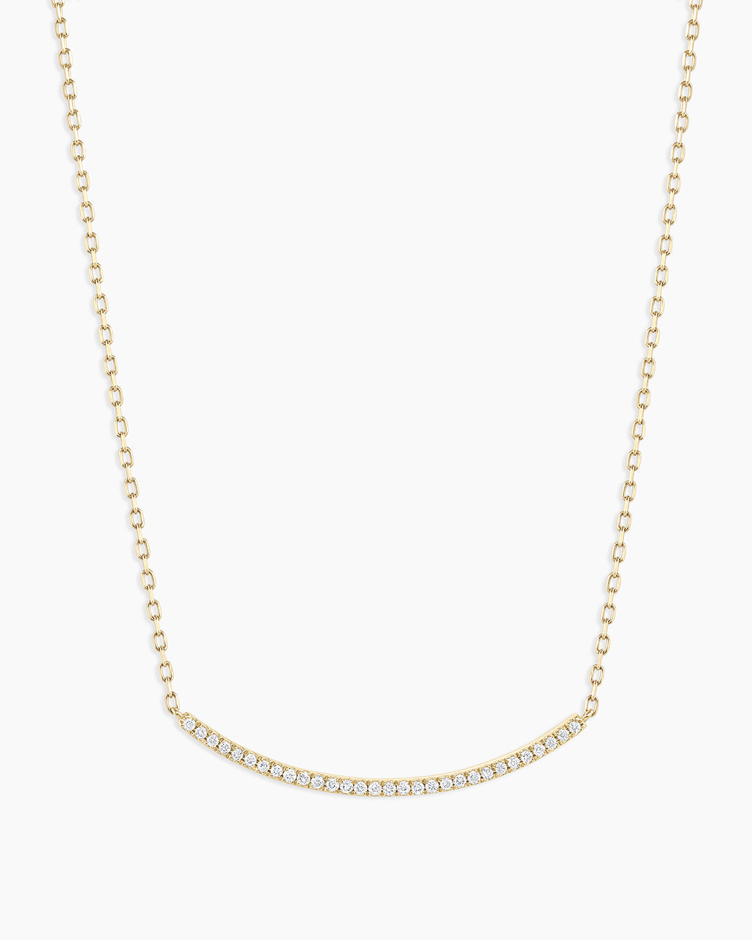 Diamond Taner Bar Necklace || option::14K Solid Gold