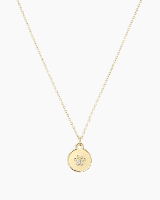 Diamond Paw Necklace