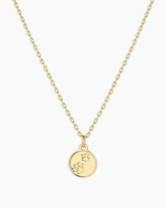Double Paw Necklace || option::18K Gold Plated