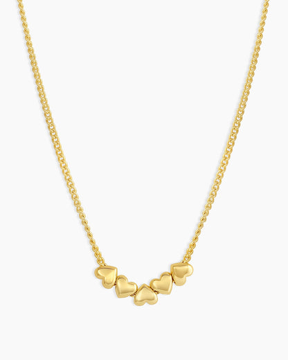 Lou Heart Necklace || option::18K Gold Plated