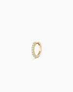 Diamond Huggie || option::14K Solid Gold