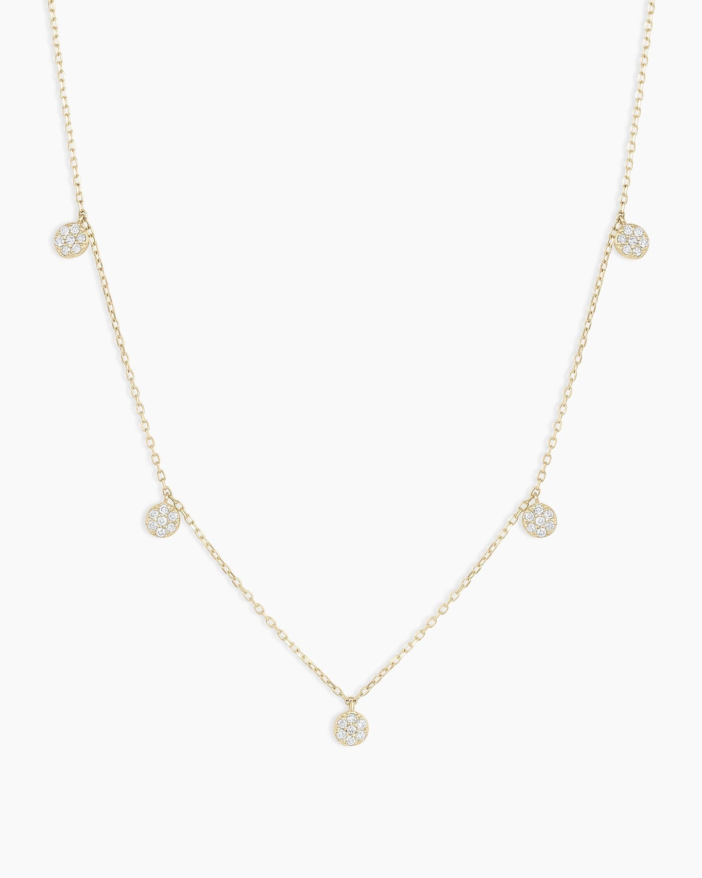 Diamond Pavé Flutter Necklace