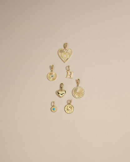 Diamond Zodiac Coin Charm