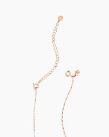 Rose 3" Necklace Extender set of 3 || option::Rose Gold Plated