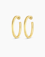 Carter Hoops || option::18K Gold Plated