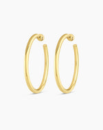 Carter Statement Hoops || option::18K Gold Plated