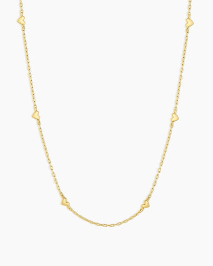 Amour Necklace || option::18K Gold Plated