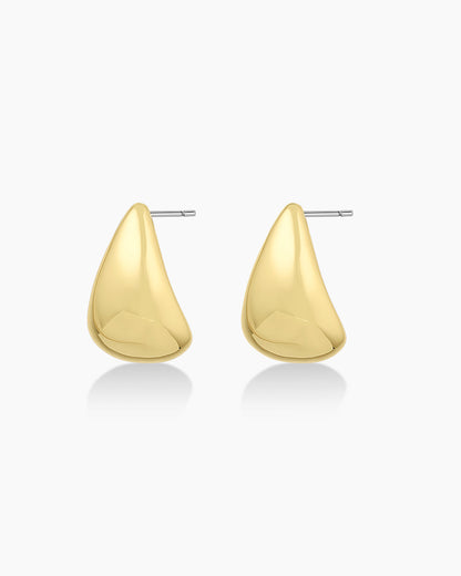 Banks Earrings || option::18K Gold Plated