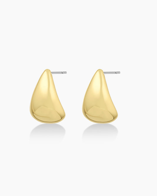 Banks Earrings || option::18K Gold Plated