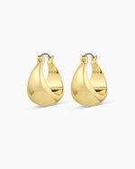 Banks Hoops || option::18K Gold Plated