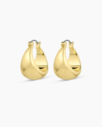 Banks Hoops || option::18K Gold Plated