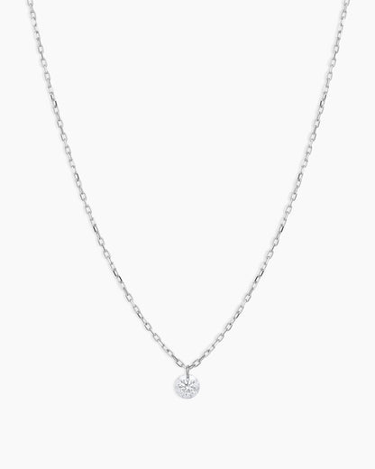 Floating Diamond Necklace